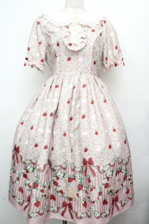 画像: axes femme kawaii / ベリーフィールズワンピース  ピンク S-26-04-02-037-AX-BL-HR-ZS