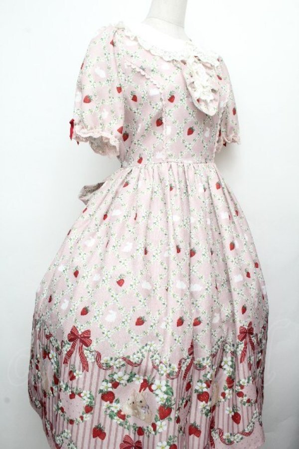 画像3: axes femme kawaii / ベリーフィールズワンピース  ピンク S-26-04-02-037-AX-BL-HR-ZS (3)