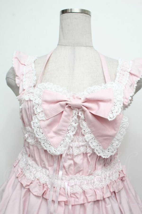 画像4: BABY,THE STARS SHINE BRIGHT / シャーリングベビードールジャンパースカート  ピンク S-26-04-02-038-BA-OP-AS-ZS (4)