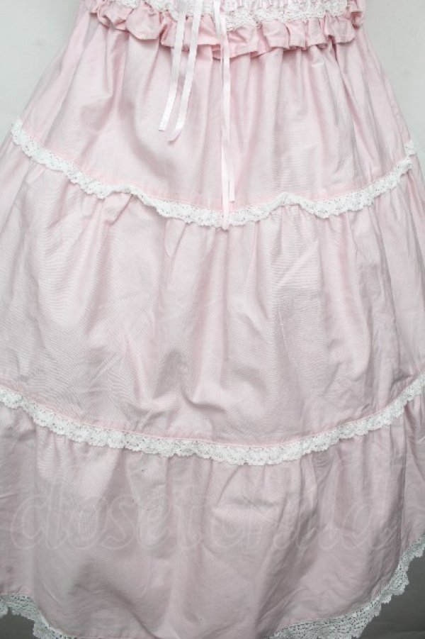 画像5: BABY,THE STARS SHINE BRIGHT / シャーリングベビードールジャンパースカート  ピンク S-26-04-02-038-BA-OP-AS-ZS (5)