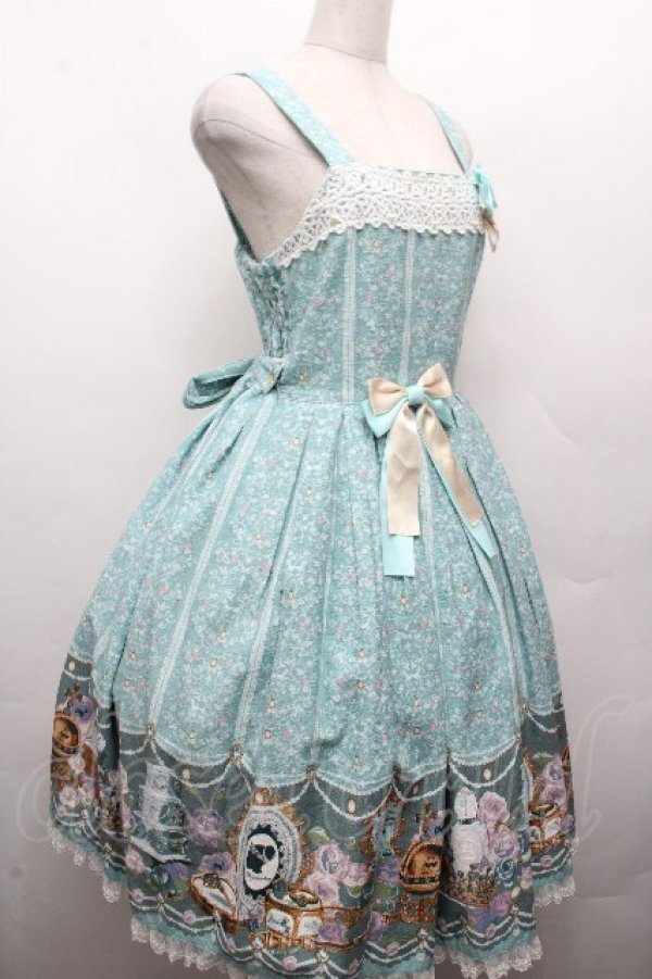 画像3: metamorphose / Majestic princessリボンジャンパースカート 1 ミント S-26-04-02-039-ME-OP-HR-ZS (3)