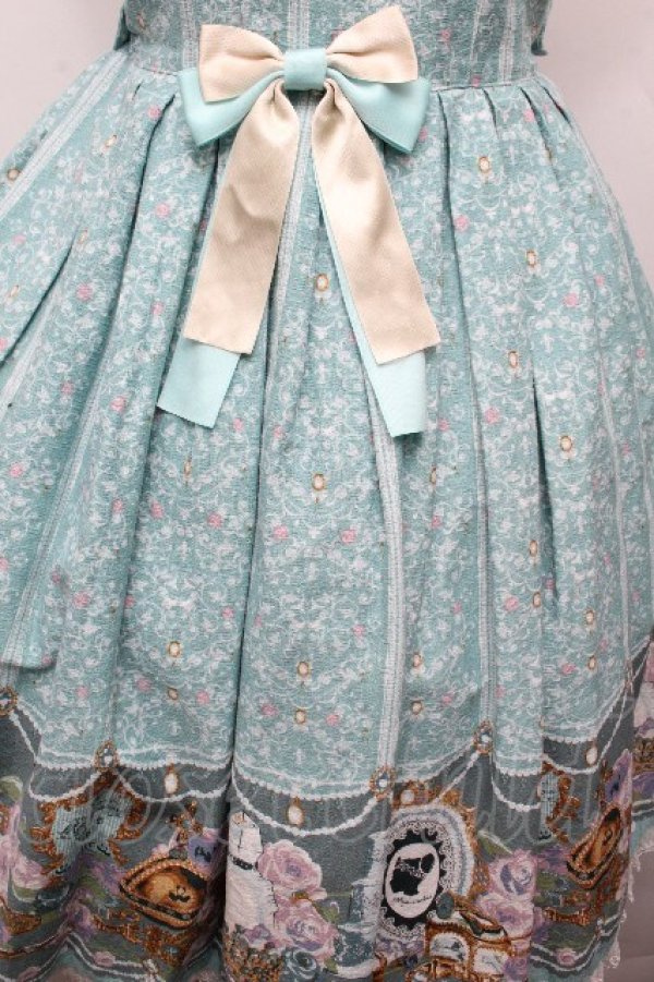 画像5: metamorphose / Majestic princessリボンジャンパースカート 1 ミント S-26-04-02-039-ME-OP-HR-ZS (5)