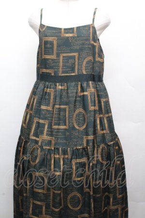 画像: Jane Marple / Eternal Framesストラップドレス  グリーン S-26-04-02-042-JM-OP-AS-ZS