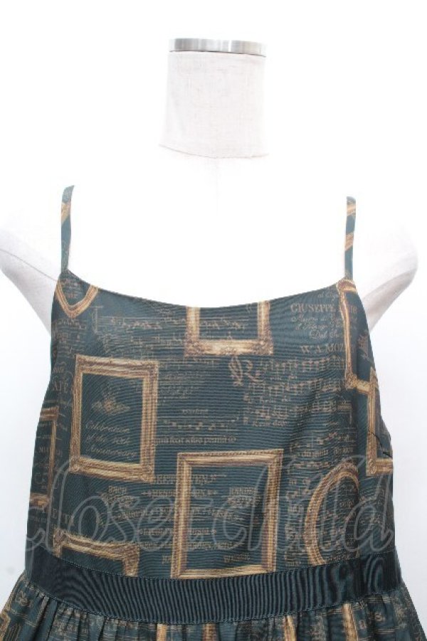 画像4: Jane Marple / Eternal Framesストラップドレス  グリーン S-26-04-02-042-JM-OP-AS-ZS (4)