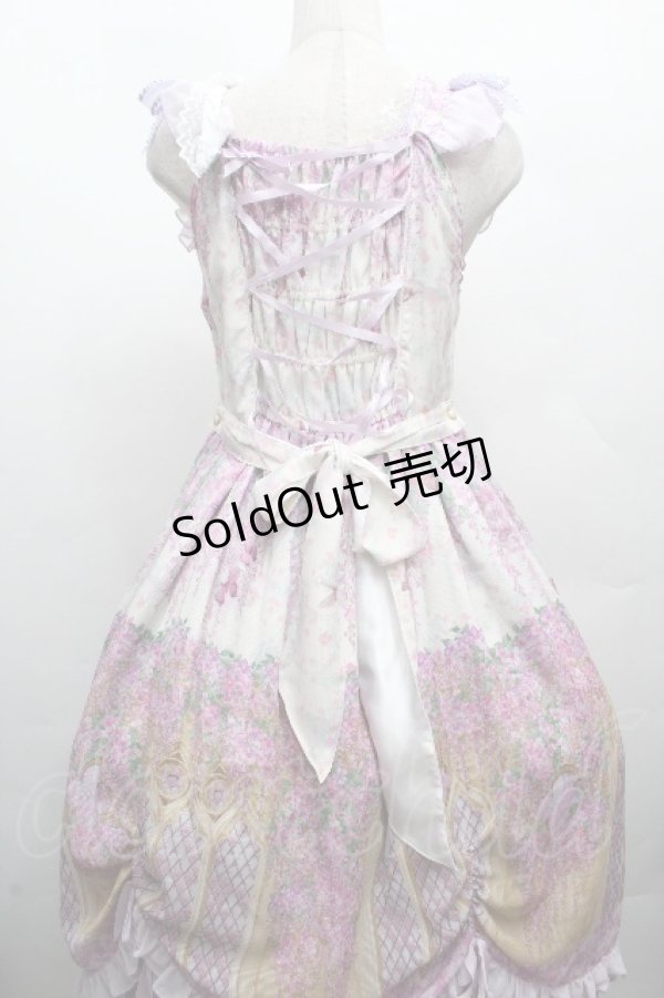 画像2: BABY,THE STARS SHINE BRIGHT / Belle Harmonie~響き合う想いと巡り逢う乙女たちのMelodie~柄ベビードールジャンパースカート  ラベンダー S-26-04-02-044-BA-OP-HR-ZS (2)