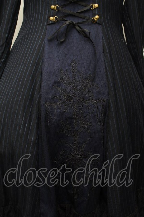 画像6: Hoshibako Works / リリィ・リドル ワンピース(スクエアカラー)  ネイビー S-26-04-02-046-LO-OP-HR-ZS (6)