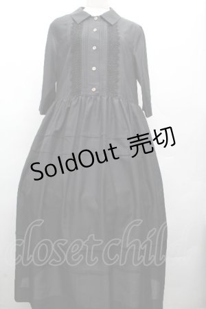 画像: Jane Marple Dans Le Salon / ピンタックワンピース  黒 S-26-04-02-048-JM-OP-AS-ZS