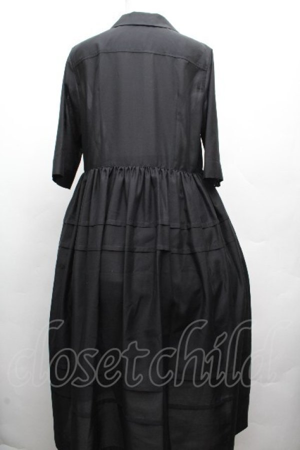 画像2: Jane Marple Dans Le Salon / ピンタックワンピース  黒 S-26-04-02-048-JM-OP-AS-ZS (2)