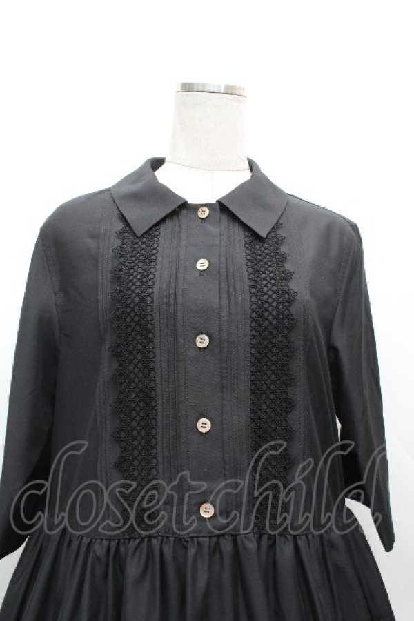 画像4: Jane Marple Dans Le Salon / ピンタックワンピース  黒 S-26-04-02-048-JM-OP-AS-ZS (4)