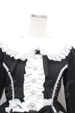 画像4: DearMyLove / プリンセスティアードはしごレースフリルワンピース M 黒ｘ白 S-26-04-02-049-0-OP-AS-ZS (4)