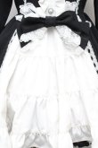 画像5: DearMyLove / プリンセスティアードはしごレースフリルワンピース M 黒ｘ白 S-26-04-02-049-0-OP-AS-ZS (5)