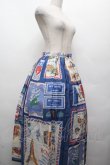 画像3: Jane Marple / Les merveilles de Parisミディスカート  フレンチブルー S-26-04-02-053-JM-SK-AS-ZS (3)
