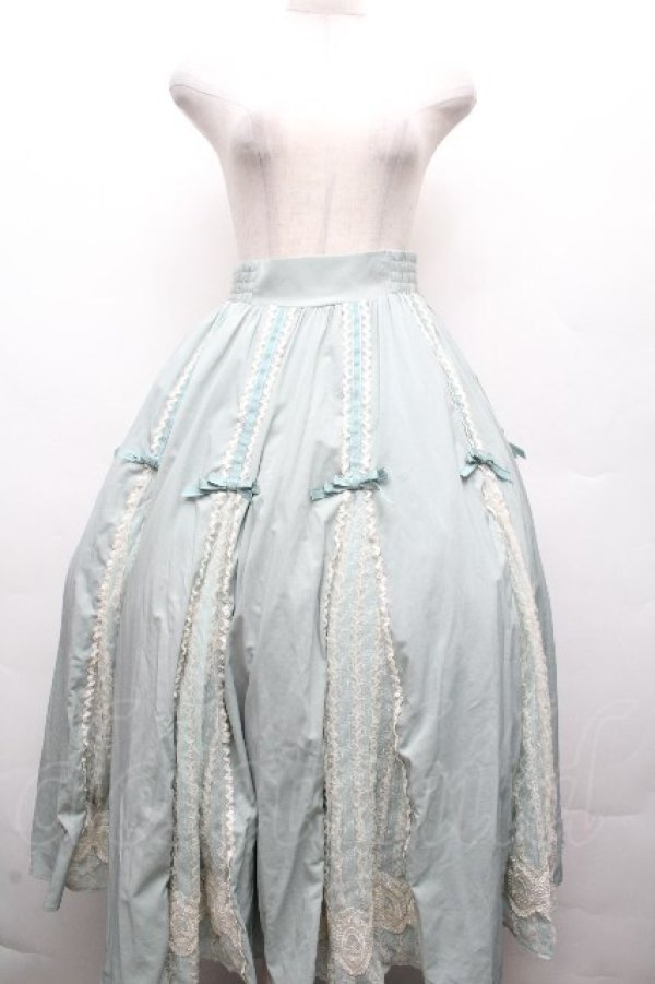 画像1: Hoshibako Works / ルーセントガーデン スカート  ミント S-26-04-02-056-LO-TO-HR-ZS (1)