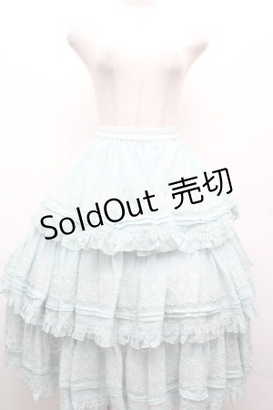 画像: Hoshibako Works / 七色ワルツ2.0 チュールフリルアンダースカート  ミント S-26-04-02-057-LO-SK-HR-ZS