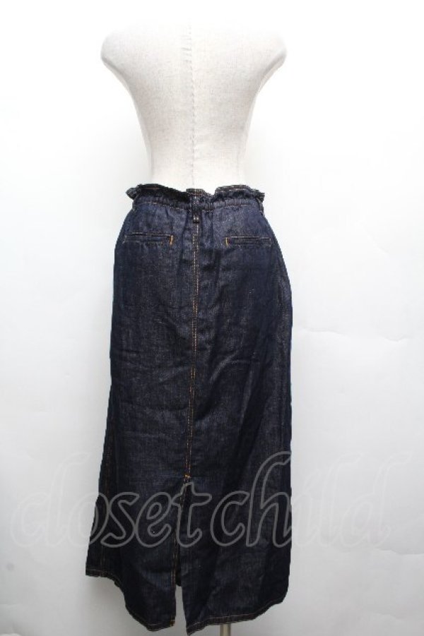 画像2: Jane Marple Dans Le Salon / デニムスカート  紺 S-26-04-02-063-JM-SK-AS-ZS (2)
