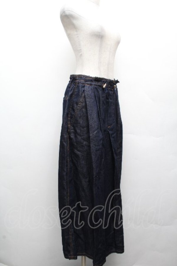 画像3: Jane Marple Dans Le Salon / デニムスカート  紺 S-26-04-02-063-JM-SK-AS-ZS (3)