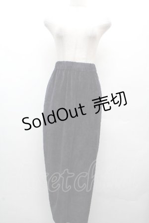 画像: Jane Marple Dans Le Salon / ストレッチベロアパンツ  紺 S-26-04-02-065-JM-PA-AS-ZS