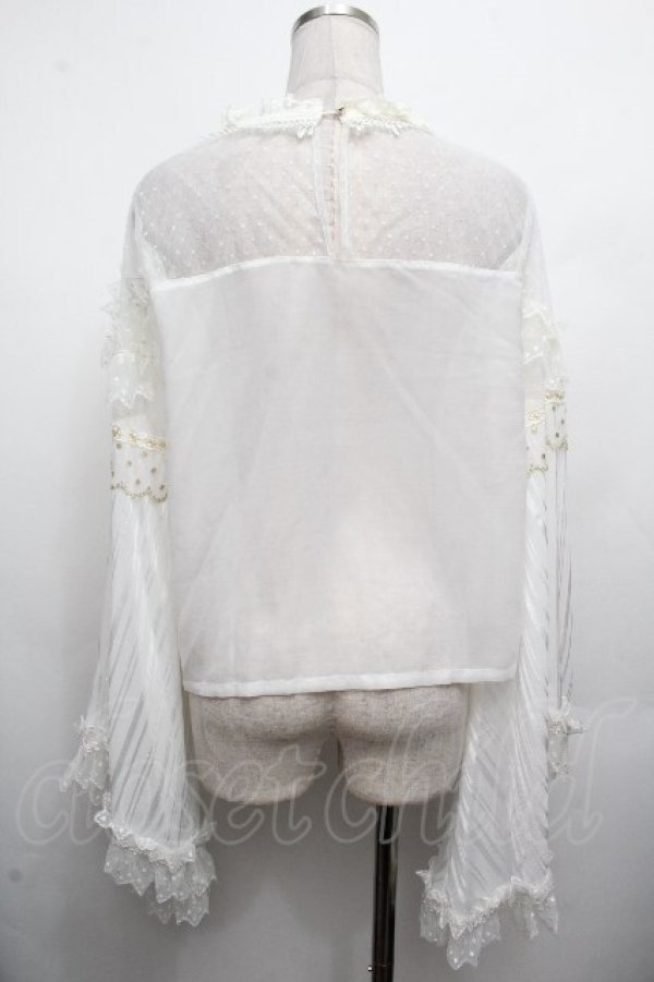 画像2: LOLITA / シフォンカットソー  白 S-26-04-02-011-LO-TO-HR-ZS (2)
