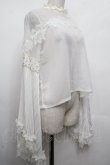 画像3: LOLITA / シフォンカットソー  白 S-26-04-02-011-LO-TO-HR-ZS (3)