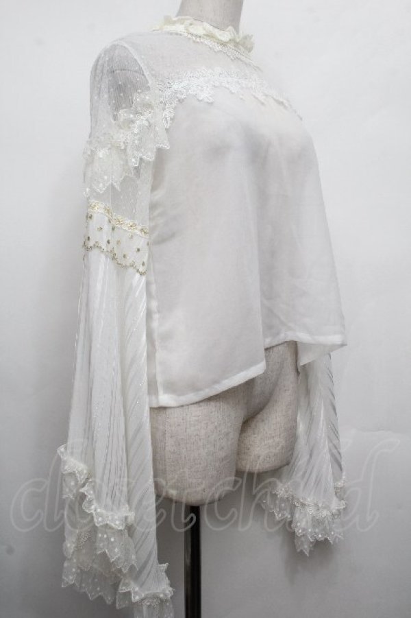 画像3: LOLITA / シフォンカットソー  白 S-26-04-02-011-LO-TO-HR-ZS (3)