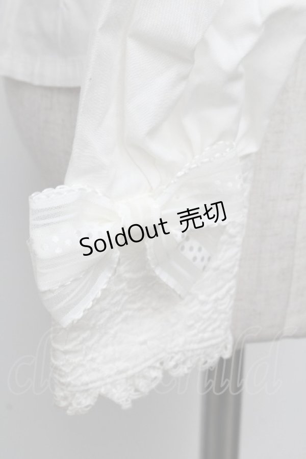 画像4: BABY,THE STARS SHINE BRIGHT / 赤いひとかけらのMarchenレースブラウス  白 S-26-04-02-012-BA-AC-AS-ZS (4)