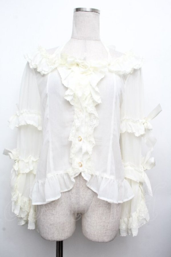 画像1: BABY,THE STARS SHINE BRIGHT / Belle Harmonieパピヨンブラウス  アイボリー S-26-04-02-013-BA-BL-HR-ZS (1)