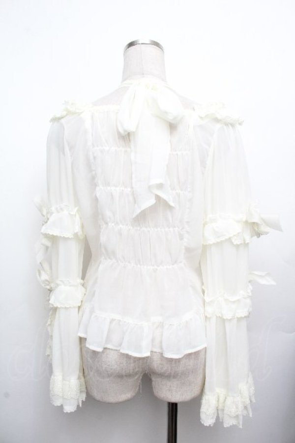 画像2: BABY,THE STARS SHINE BRIGHT / Belle Harmonieパピヨンブラウス  アイボリー S-26-04-02-013-BA-BL-HR-ZS (2)