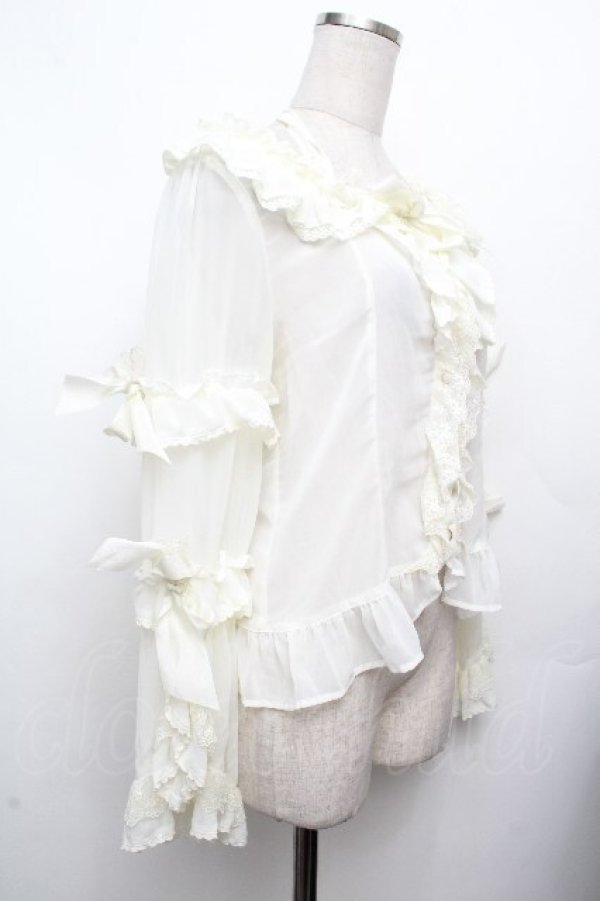 画像3: BABY,THE STARS SHINE BRIGHT / Belle Harmonieパピヨンブラウス  アイボリー S-26-04-02-013-BA-BL-HR-ZS (3)