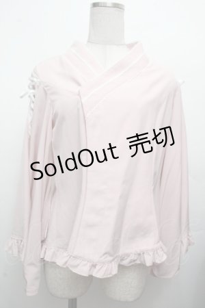 画像: metamorphose / いろどり花てまり着物合わせ風ブラウス 1 さくら S-26-04-02-014-ME-AC-HR-ZS