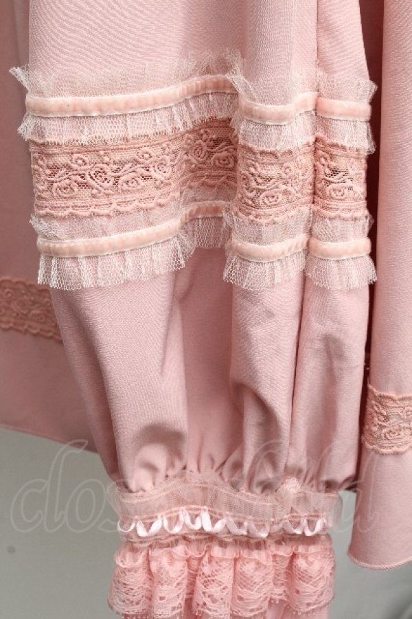 画像4: Hoshibako Works / 七色ワルツ セットアップ フリルブラウス  ピンク S-26-04-02-015-LO-BL-AS-ZS (4)