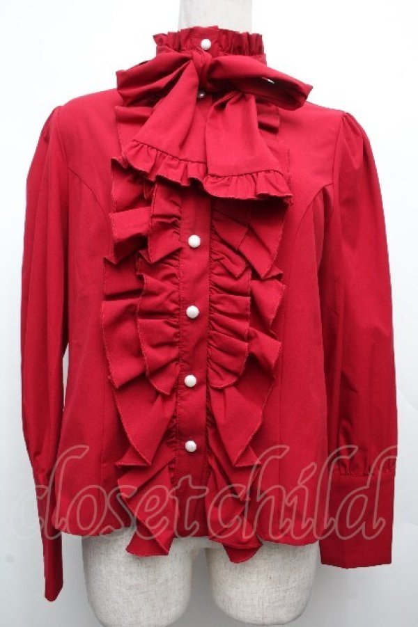 画像1: CATCOCOON（海外ロリータブランド） / A Doll's House ブラウス(長袖) L 赤 S-26-04-02-017-PU-BL-HR-ZS (1)