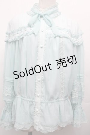 画像: Hoshibako Works / 七色ワルツ2.0　セットアップ フリルブラウス  ミント S-26-04-02-022-LO-BL-HR-ZS