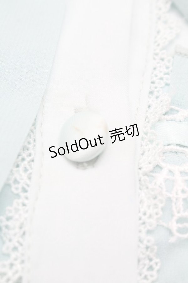 画像4: Hoshibako Works / 七色ワルツ2.0　セットアップ フリルブラウス  ミント S-26-04-02-022-LO-BL-HR-ZS (4)