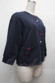 画像3: Jane Marple / カットソーカーディガン  紺 S-26-04-02-024-JM-TO-AS-ZS (3)