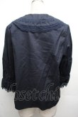 画像2: Perla nell' ostrica / コットンパフブラウス M 紺 S-26-04-02-025-EL-BL-HR-ZS (2)