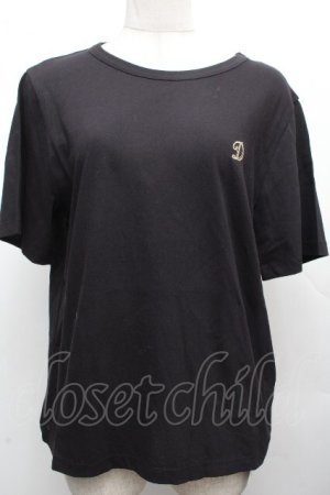 画像: Jane Marple Dans Le Salon / 刺繍カットソー  黒 S-26-04-02-028-JM-TO-AS-ZS