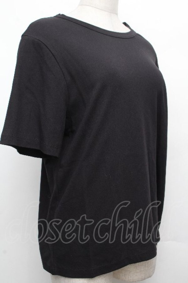 画像3: Jane Marple Dans Le Salon / 刺繍カットソー  黒 S-26-04-02-028-JM-TO-AS-ZS (3)