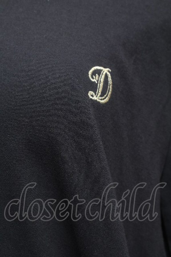 画像4: Jane Marple Dans Le Salon / 刺繍カットソー  黒 S-26-04-02-028-JM-TO-AS-ZS (4)