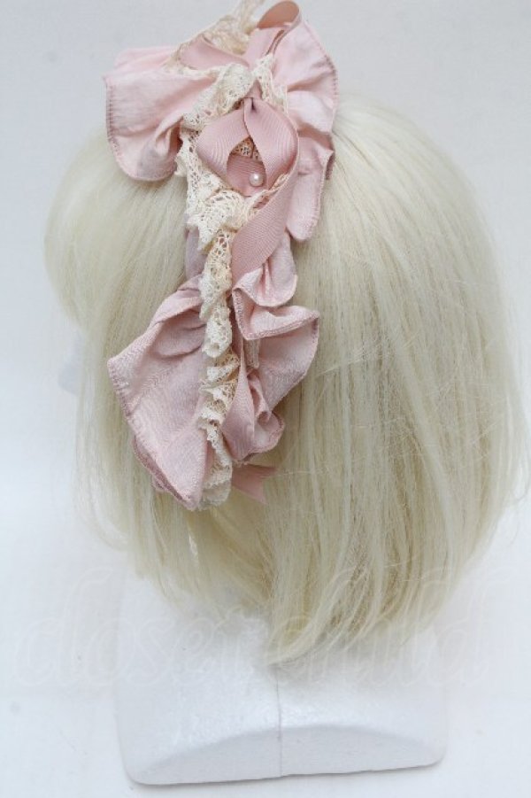 画像2: Hoshibako Works / キャンディハウスフリルカチューシャ  ピンク S-26-04-04-042-LO-AC-HR-ZS (2)