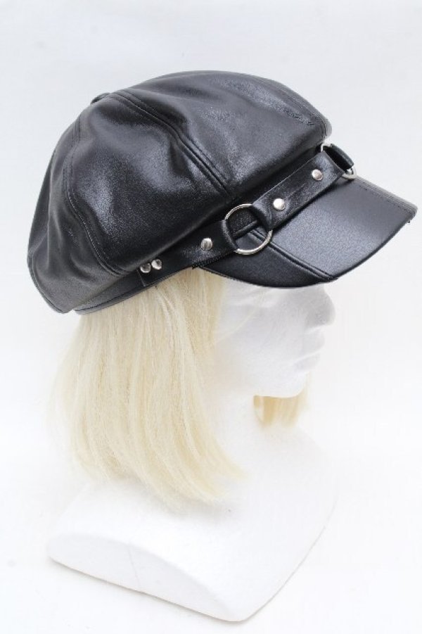 画像3: PUNK / キャスケット  黒 S-26-04-04-046-PU-AC-AS-ZS (3)