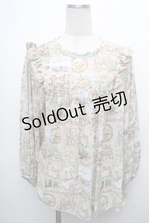 画像: yukiemon / スーちゃんグラムブラウス  ピンク S-26-04-04-055-0-TO-AS-ZS