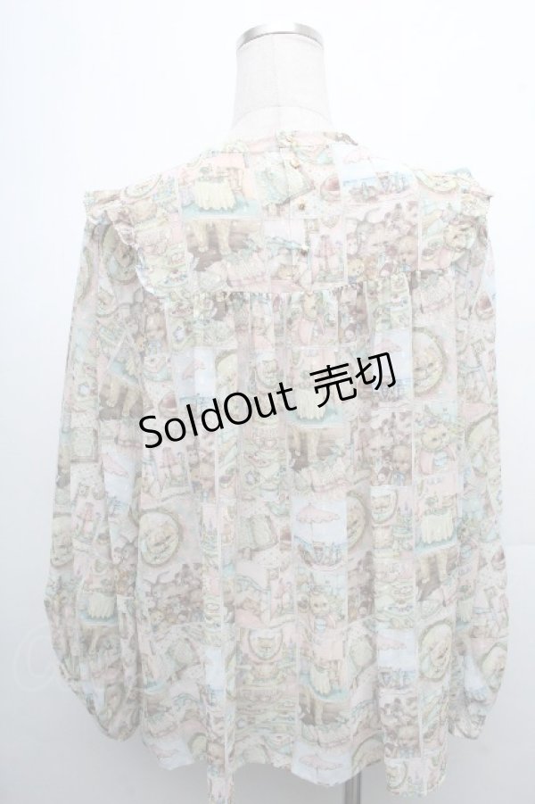 画像2: yukiemon / スーちゃんグラムブラウス  ピンク S-26-04-04-055-0-TO-AS-ZS (2)