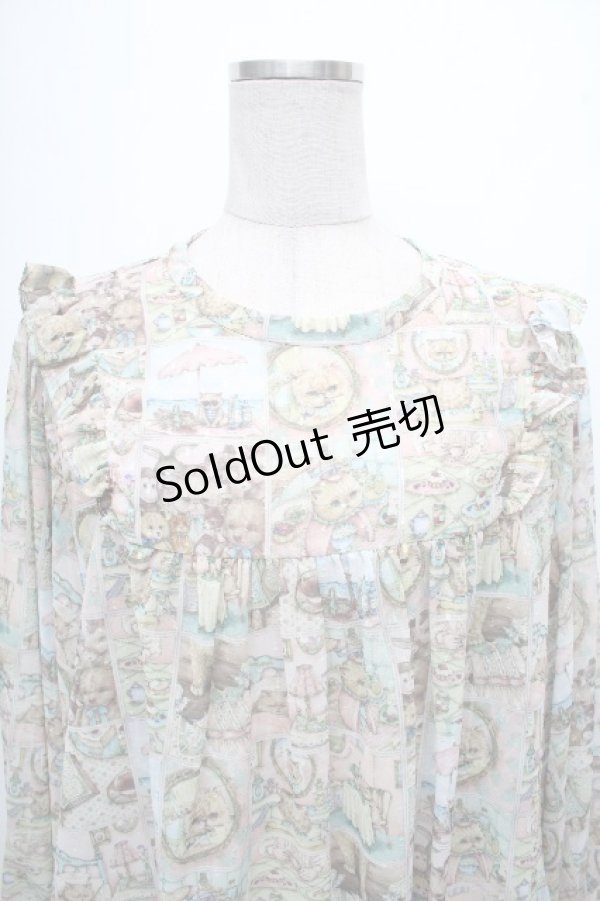 画像3: yukiemon / スーちゃんグラムブラウス  ピンク S-26-04-04-055-0-TO-AS-ZS (3)