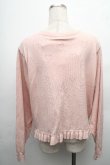 画像2: m petit by misako / TT*AOKリボンツキカーディガン 3L ピンク S-26-04-04-057-LO-TO-HR-ZS (2)