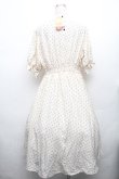 画像2: m petit by misako / 梨地水玉切り替えワンピース 3L アイボリー S-26-04-04-060-LO-OP-HR-ZS (2)