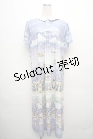 画像: yukiemon / 襟付きワンピース  ラベンダー S-26-04-04-061-0-OP-AS-ZS