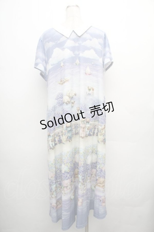 画像2: yukiemon / 襟付きワンピース  ラベンダー S-26-04-04-061-0-OP-AS-ZS (2)