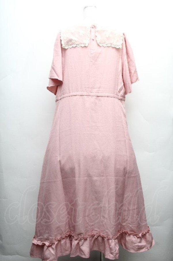 画像2: m petit by misako / AOKレースセーラーワンピース 3L ピンク S-26-04-04-063-LO-OP-HR-ZS (2)