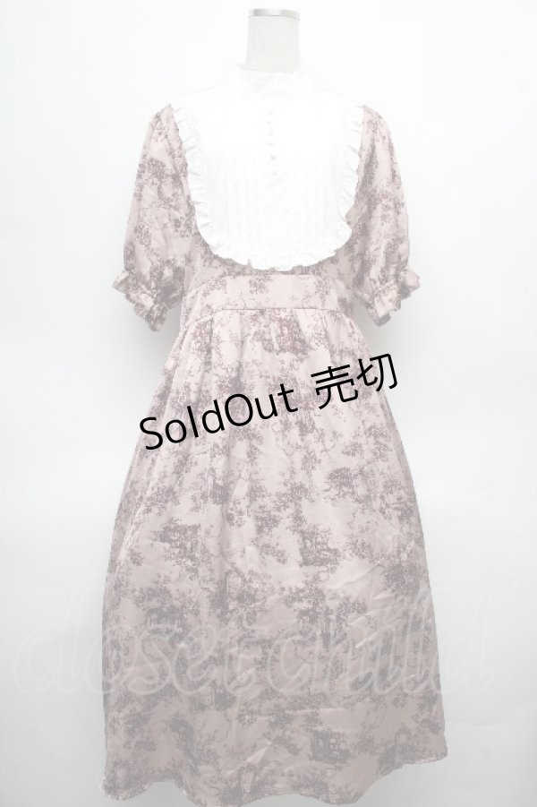 画像1: m petit by misako / トワルドジュイワンピース LL ピンク S-26-04-04-064-LO-OP-HR-ZS (1)