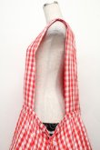 画像3: yukiemon / ギンガムワンピース  赤ｘ白 S-26-04-04-065-0-OP-AS-ZS (3)